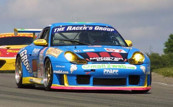 Jeff in the Racer's Group Porsche at Mosport ALMS
